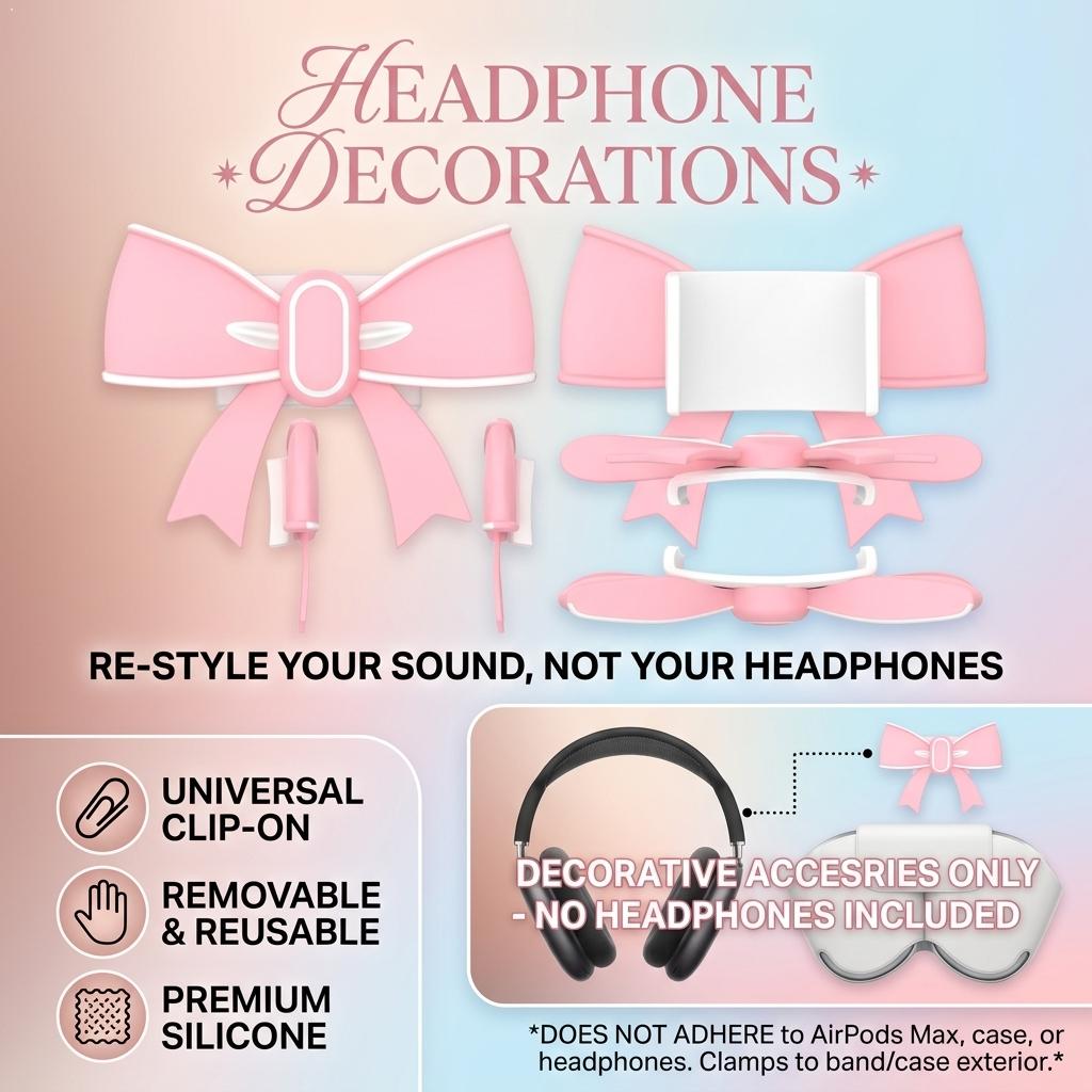Beats Headphone Studio Pro - For Beats Studio Pro Decoration Clip-on