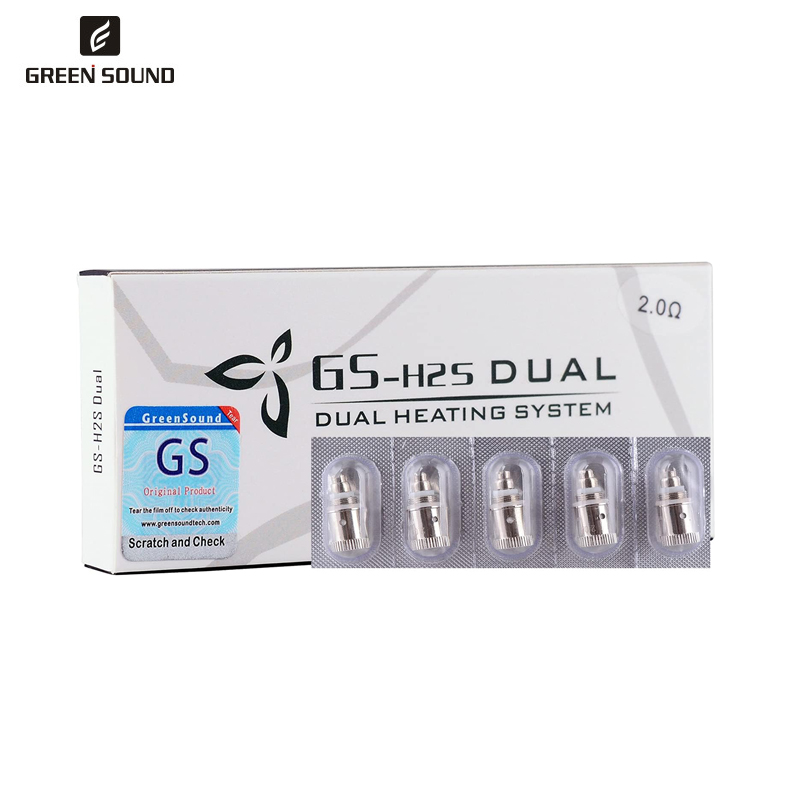 Vape Coil Replacement - 5pcs/pack Genuine GS H2S Dual Coils