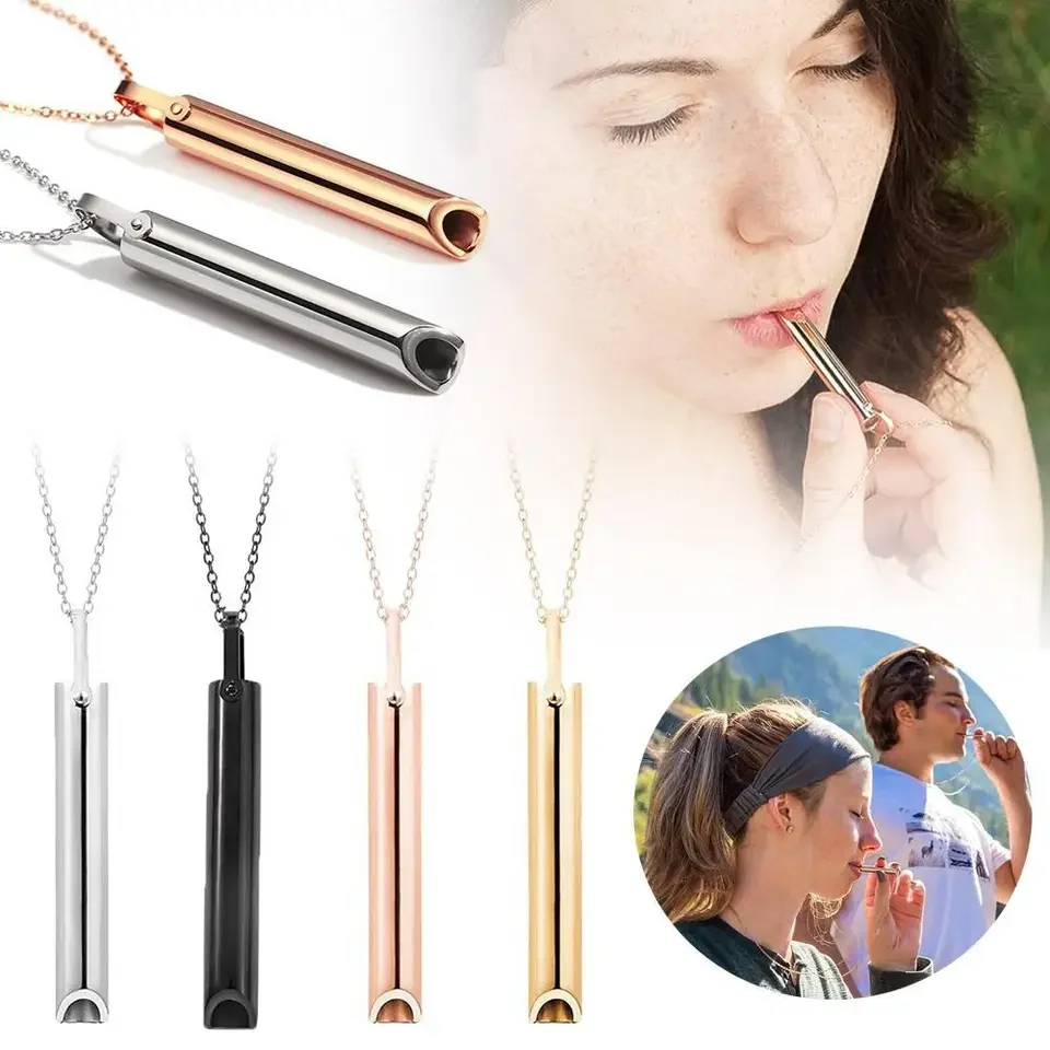 Stainless Steel Whistle Neckla - Vaping Goods recension och pris
