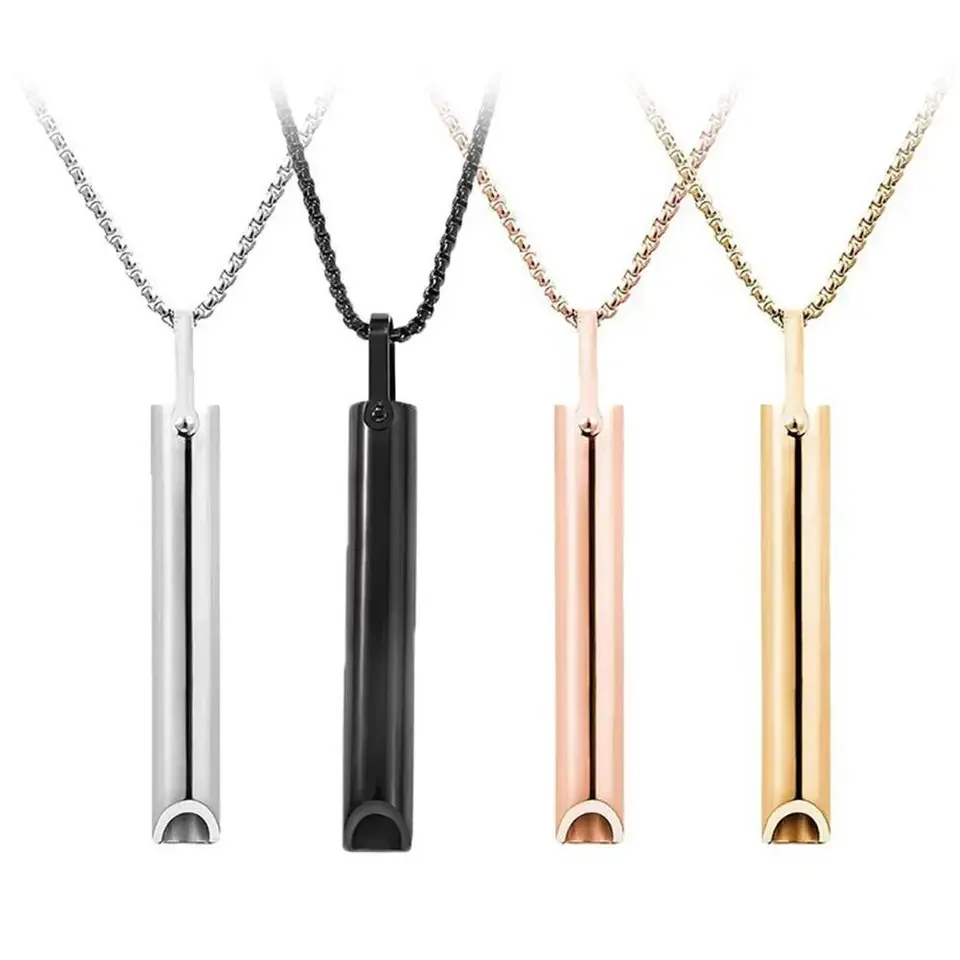 Stainless Steel Whistle Neckla - Vaping Goods recension och pris