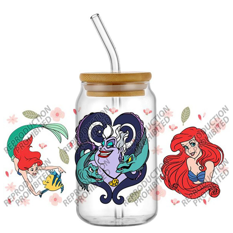 Popular Retro Cartoon Mermaid  - Rdta Tank Glass recension och pris