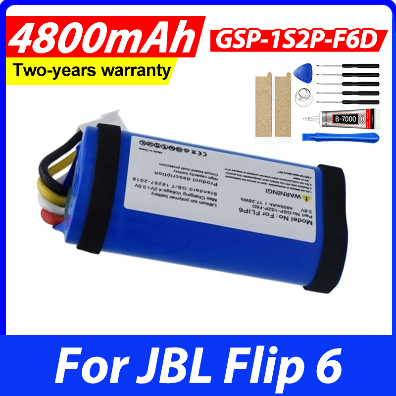 4800mAh Battery For JBL Flip 6 - Jbl Speaker Flip 6 recension och pris
