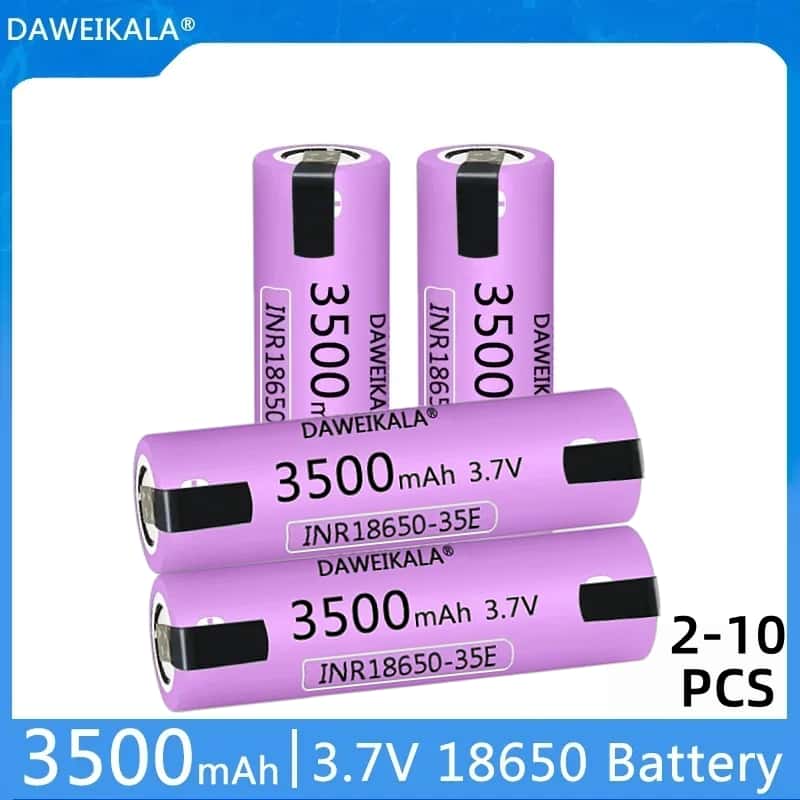 18650 35E 3500mAh 20A High Dis - Vaping Goods recension och pris