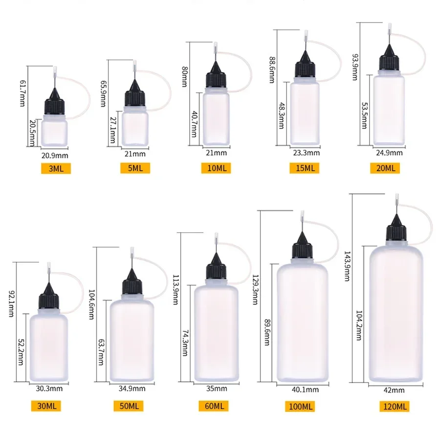 5-10pcs 5ml-120ml Empty Plasti - Squonk Bottle Silicone recension och pris