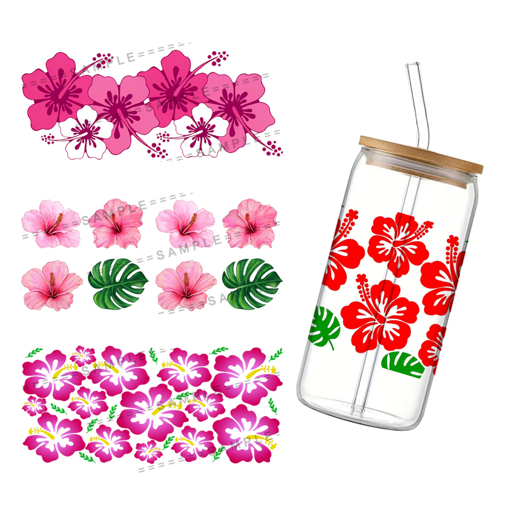 11x24cm Hibiscus Syriacus UV D - Rdta Tank Glass recension och pris