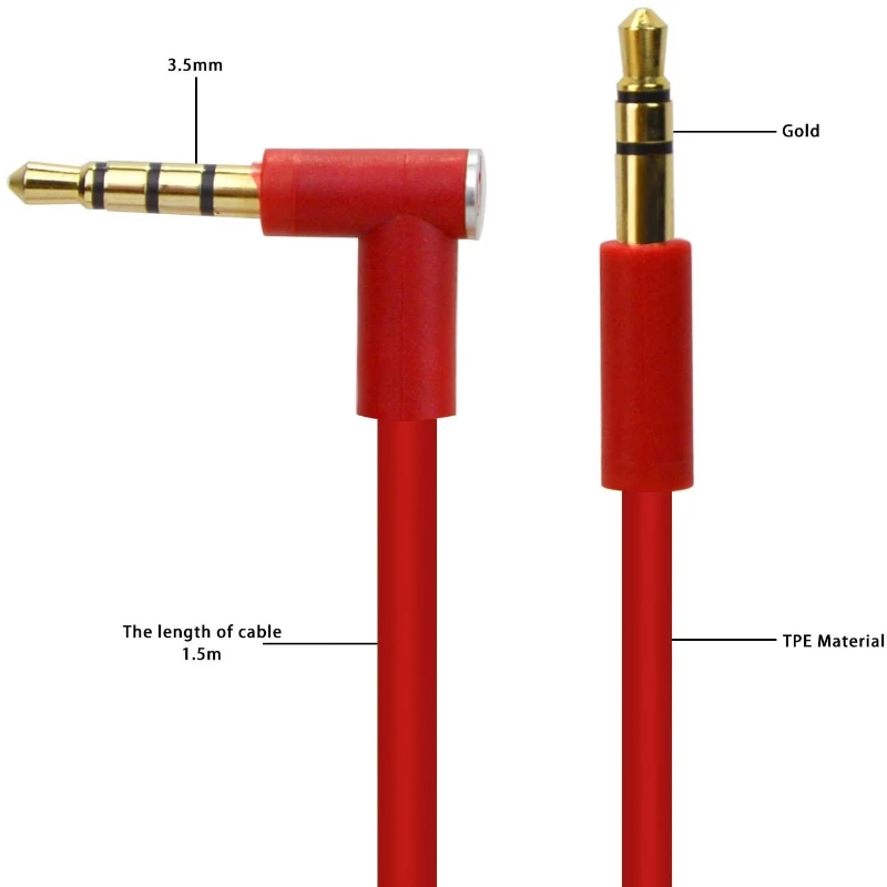 Replacement Audio Cable Cord W - Beats Headphone Studio Pro recension och pris