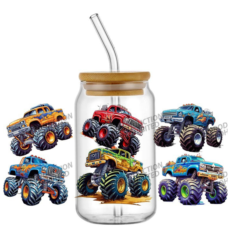 Monster Truck design UV DTF Wr - Rdta Tank Glass recension och pris