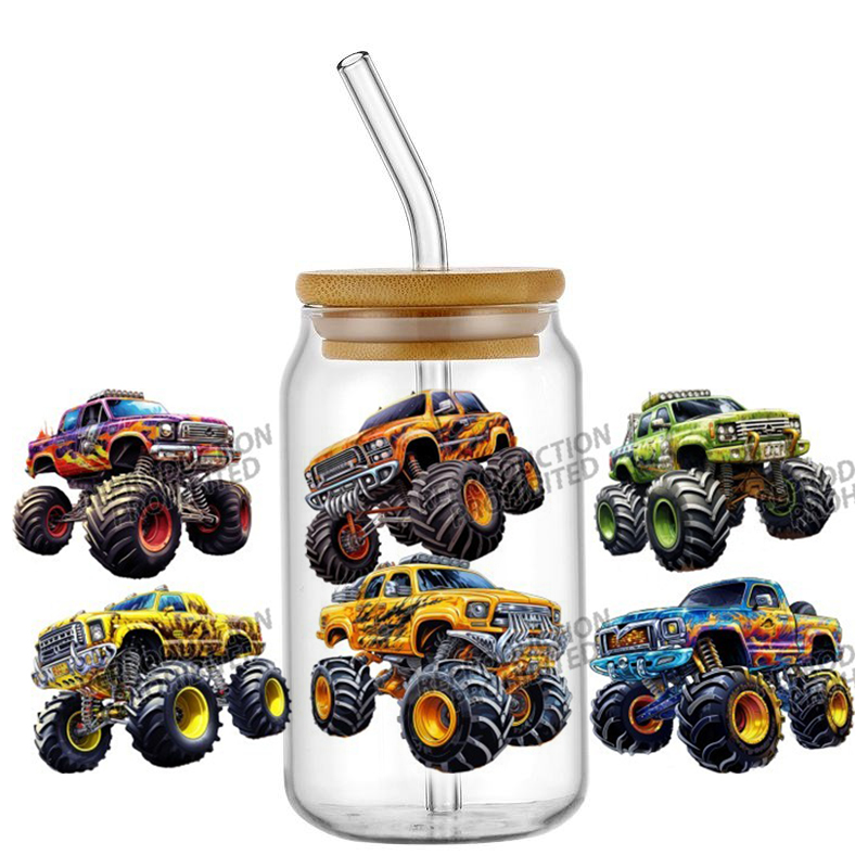 Monster Truck design UV DTF Wr - Rdta Tank Glass recension och pris