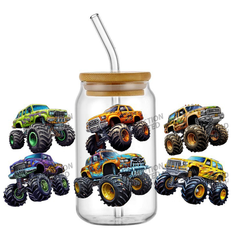 Monster Truck design UV DTF Wr - Rdta Tank Glass recension och pris