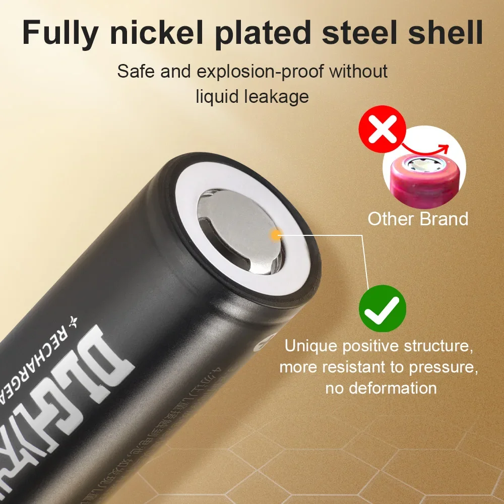 DLGPOWER 21700 3.7V 5000mAh Hi - Vaping Goods recension och pris