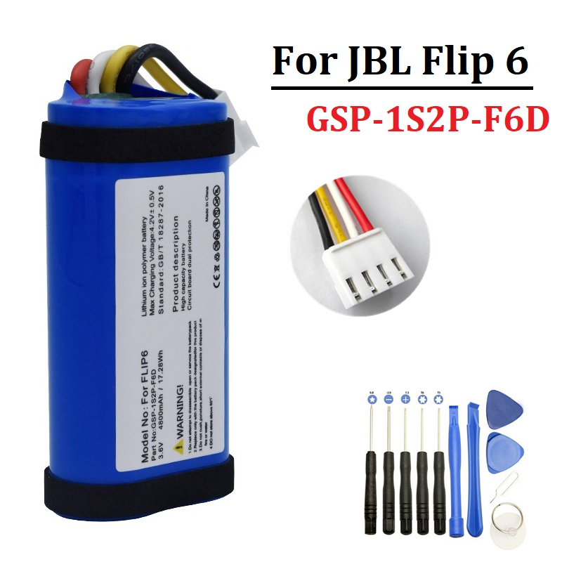 4800mAh Battery For JBL Flip 6 - Jbl Speaker Flip 6 recension och pris